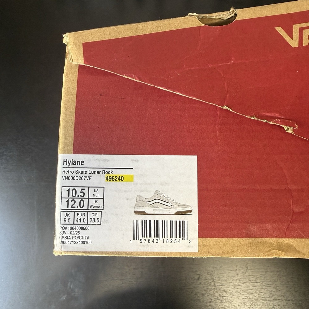 Vans Hylane Retro Lunar Rock Skateboarding Sneaker Shoe Men's US Size 10.5 - Picture 8 of 8